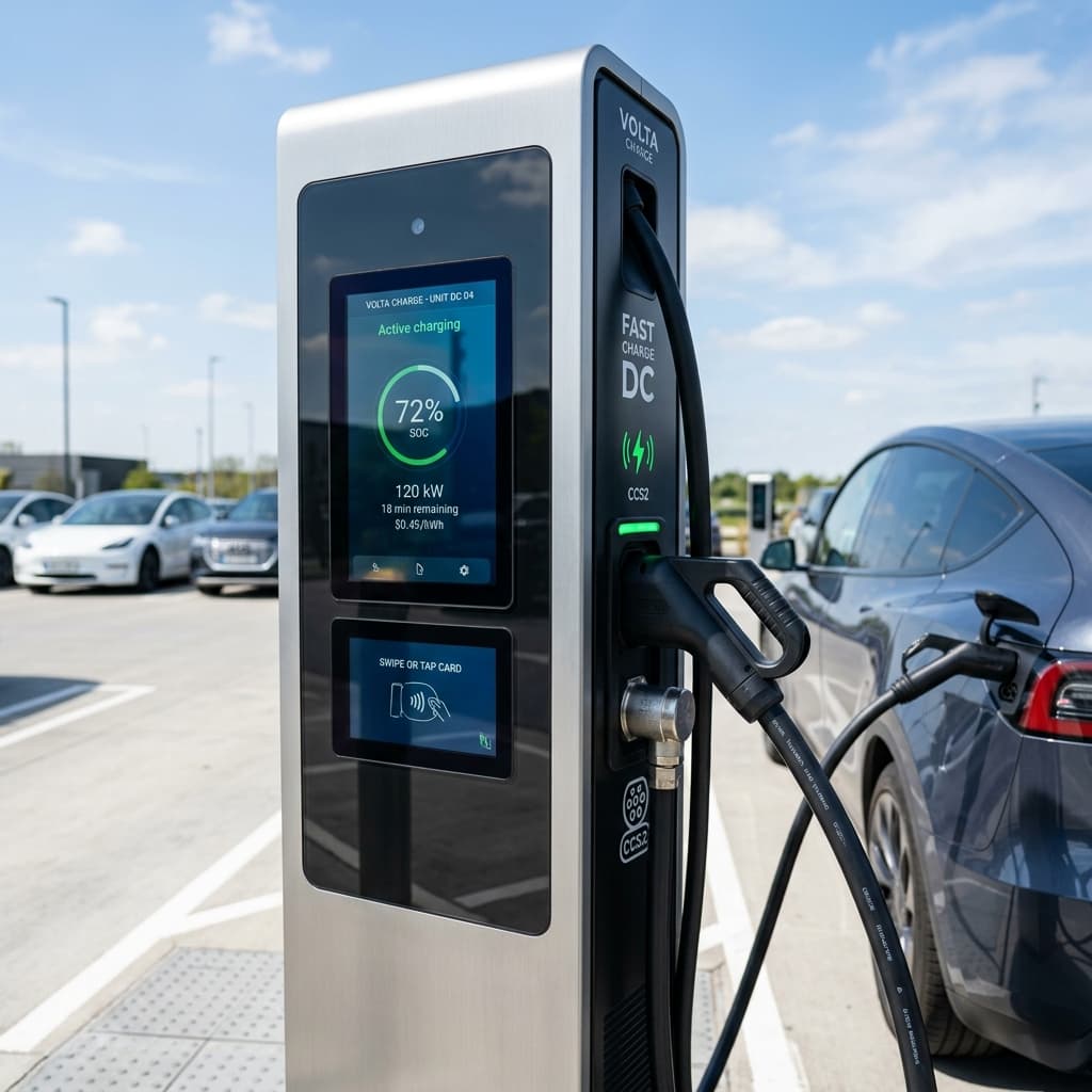 Modern DC Fast EV Charger